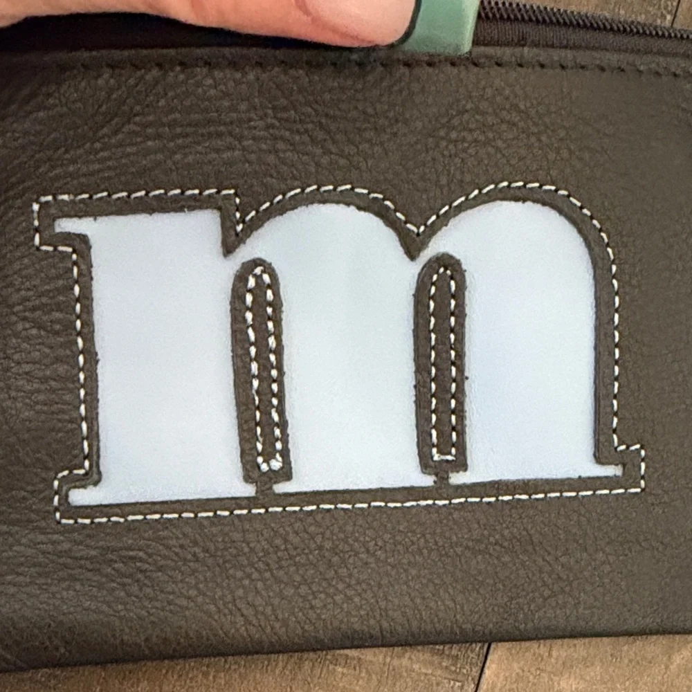 Rolfs Black Wristlet with M Monogram